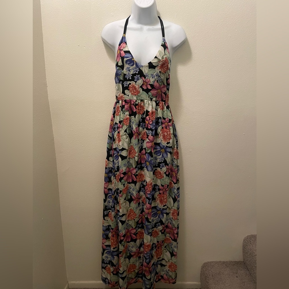 Long flower dress